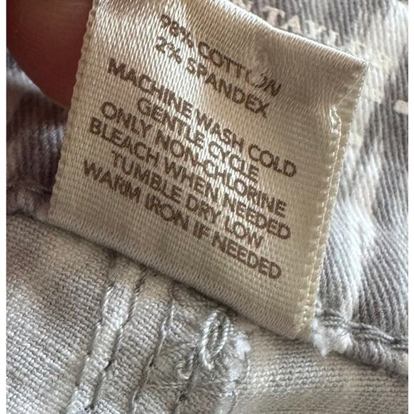 Ann Taylor LOFT Womens Gray Print Pattern 6P Modern Ankle Pants - Picture 6 of 8